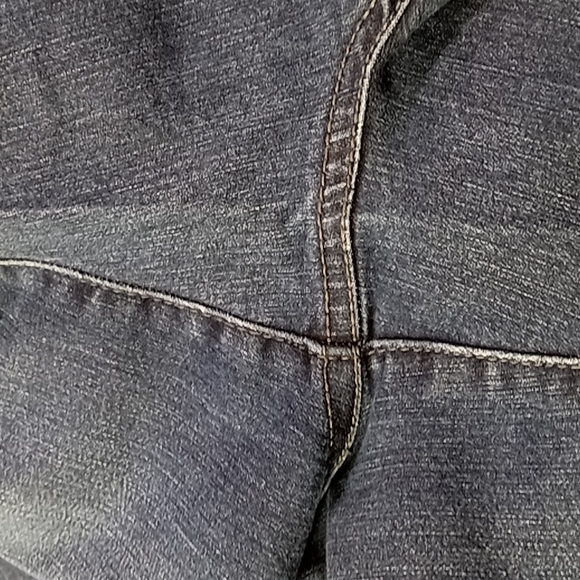 J M Collection Mid-Rise Tapered Leg Blue Jeans Size 8 - Picture 11 of 16